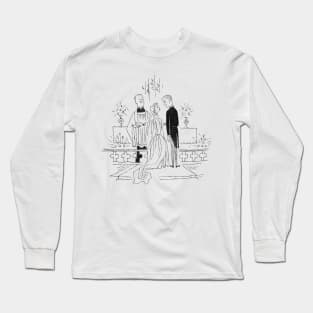 Vintage inspired wedding design Long Sleeve T-Shirt